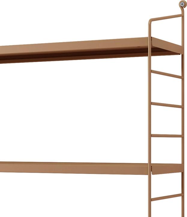 Immagine prodotto En.Casa Set di 3 mensole da parete modulari Strängnäs in marrone chiaro