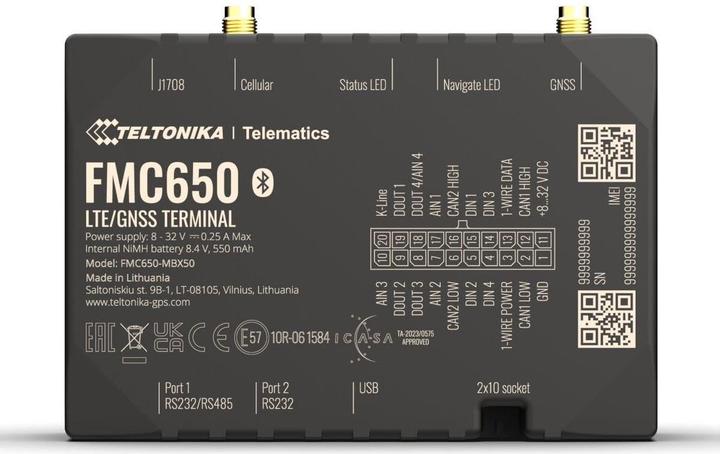Actual product image Teltonika Professionelles LTE/GNSS/BLE-Terminal