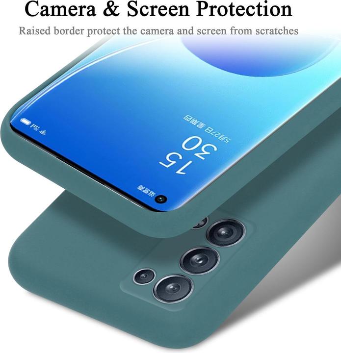 Actual product image Cadorabo Bumper TPU Liquid Silicone Case (Oppo Reno 6 Pro 5G)