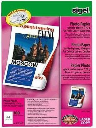 Produktbild Sigel Laser Fotopapier (170 g/m², A4, 100 x)