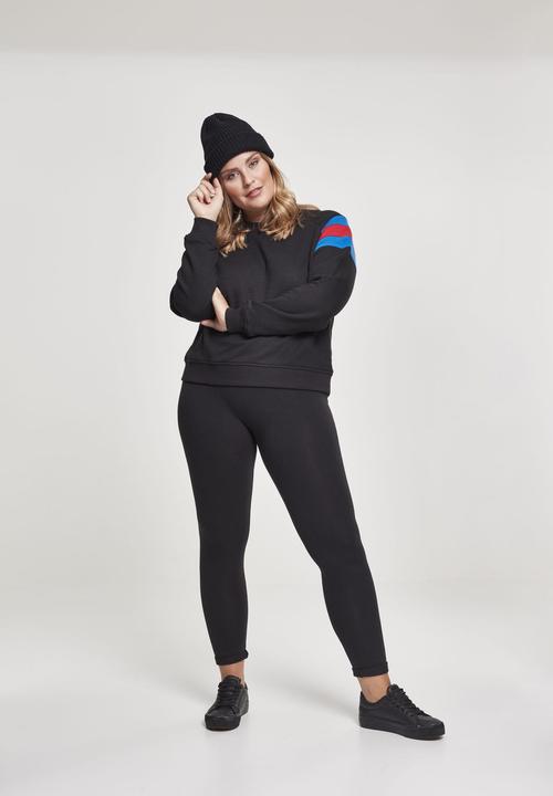Actual product image Urban Classics Ladies Sleeve Stripe Crew (L)