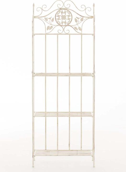 Actual product image CLP Flora shelving unit, antique cream (66 x 32 x 175 cm)