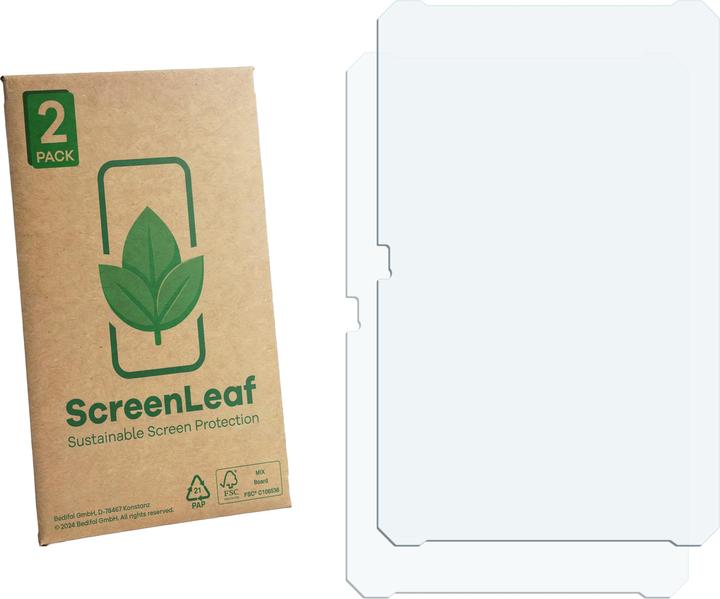 Produktbild ScreenLeaf Schutzfolie für Ulefone Armor Pad 4T Ultra nachhaltiger Displayschutz Display Schutz Folie Klar (2 Stk., Ulefone Armor Pad 4 Ultra)
