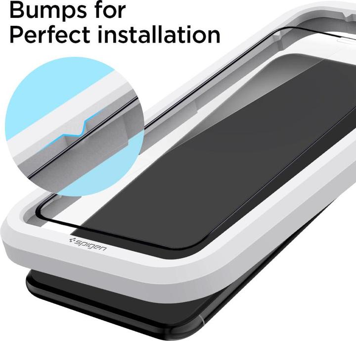 Actual product image Spigen Tempered glass PLAYS ALM GLASS FC IPHONE 11 FOR SUITCASE (1 pcs., Apple iPhone 11 Pro)