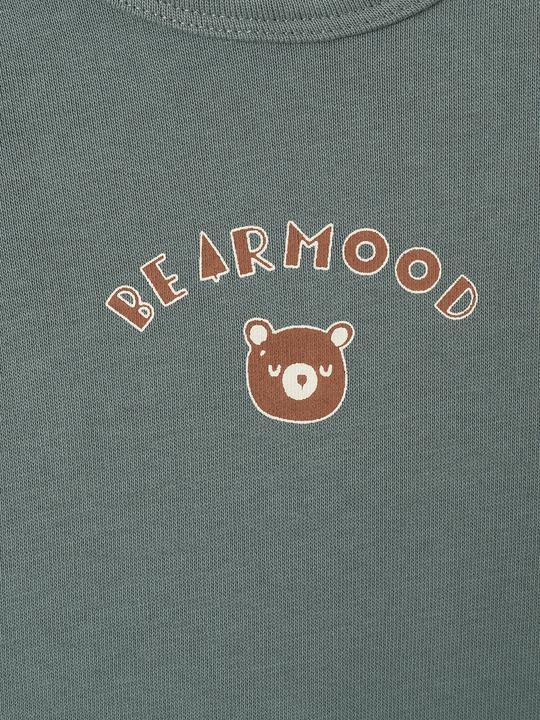 Produktbild Vertbaudet 2er-Pack Jungen Baby Strampler aus Sweatware mit Teddy Oeko-Tex (86)