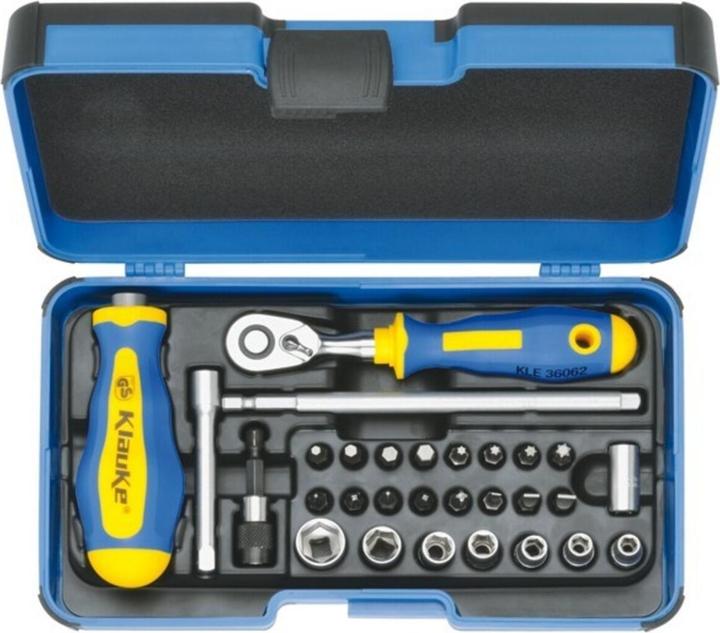 Actual product image Klauke KLA KL361 Socket spanner bit assortment 29 pieces