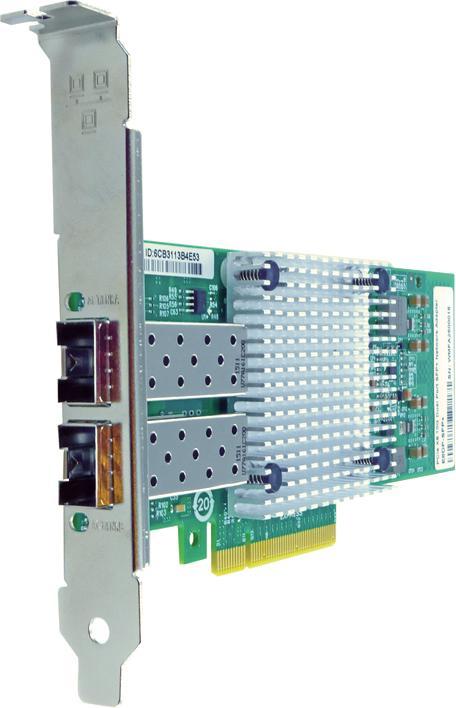 Actual product image Dell Network card, 10GbE DA/SFP+ dual port (Mini PCI Express)