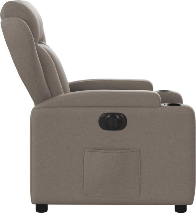 Produktbild vidaXL Relaxsessel Fernsehsessel Liegesessel Sessel Elektrisch Taupe Stoff