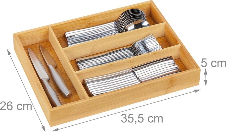 Image du produit Relaxdays Range-couvert