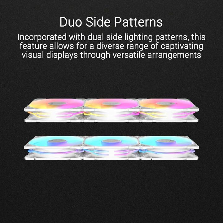 Image du produit ASUS Ventilateur TUF GAMING TR120 FAN ARGB WHT (120 mm, 1x)