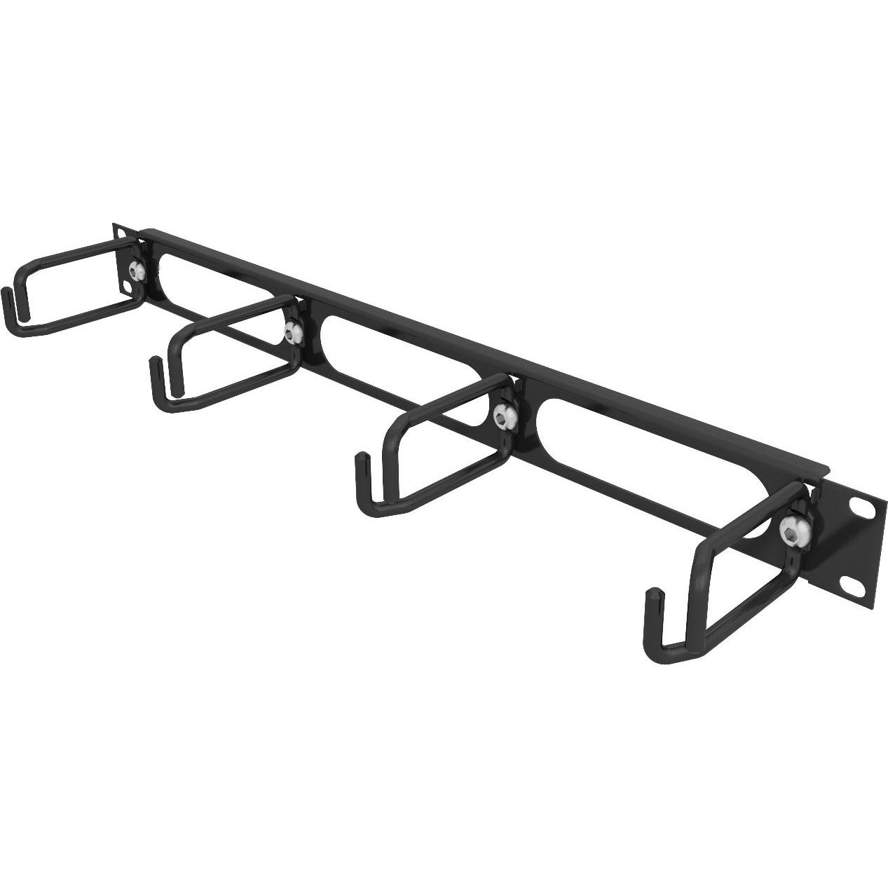 Emerson Vertiv - Kabelmanagementplatte mit Ringen - vorne und hinten - Schwarz - 1U - 48, USV Zubehör