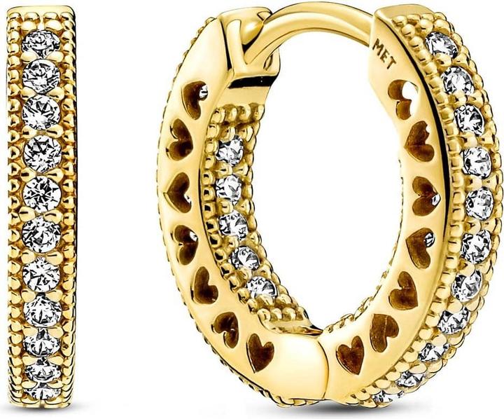 Immagine prodotto Pandora I cuori di pavé di Creoles Shine (Argento 925)