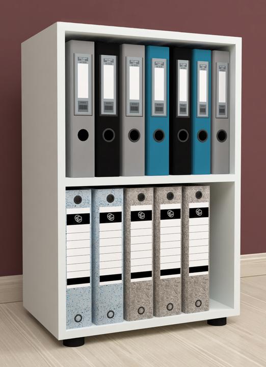 Actual product image VCM Wood Office Stand Shelf Books File Shelf Bookcase Ulas 2f (49 x 32 x 74 cm)