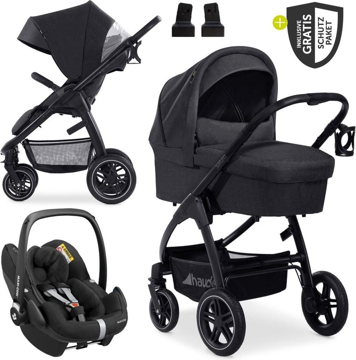 Hauck 3in1 Kinderwagen-Set Saturn R Trio Set inkl.