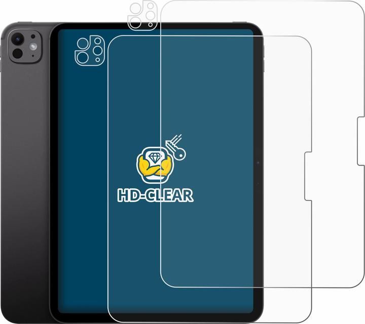 Produktbild BROTECT Schutzfolie für Apple iPad Pro 11" 2025 (Display+Kamera) Displayschutz Displayschutzfolie Folie (2 Stk., Apple iPad Pro 11 2025)