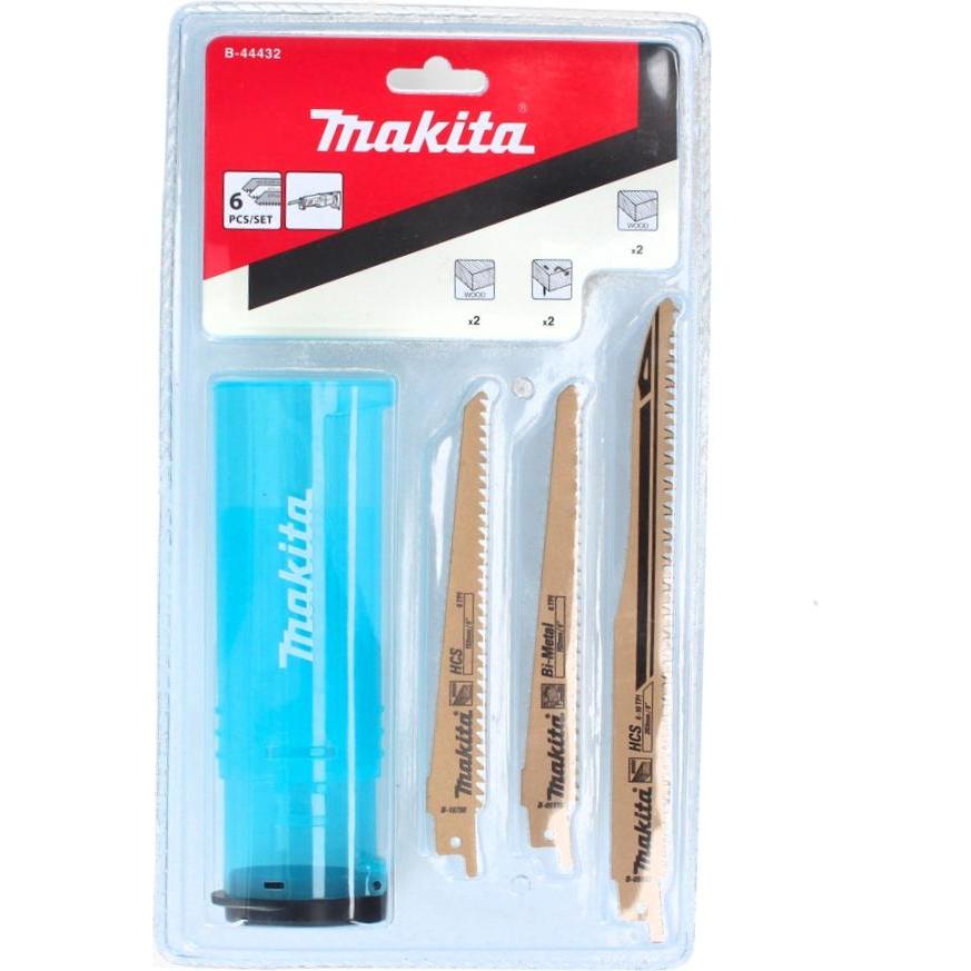 Makita, Sägeblatt, 2x Reciprosägeblatt Sortiment A 152 - 203 mm 12 tlg. ( 2x B-44432 ) für Holz