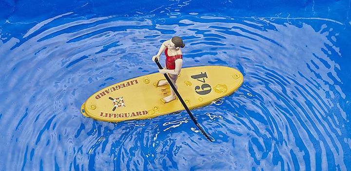 Produktbild Bruder bworld Life Guard mit Stand Up Paddle