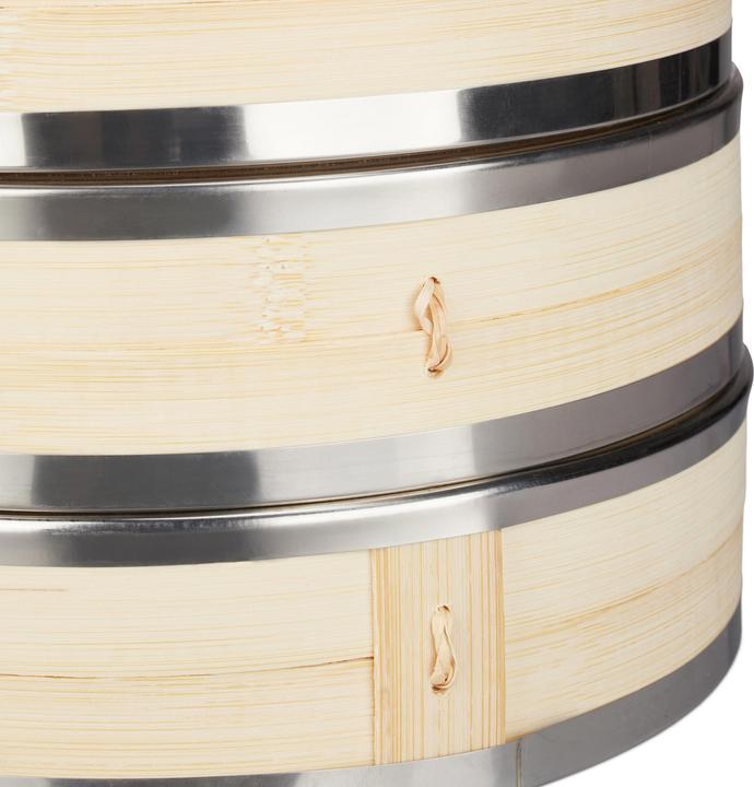 Actual product image Relaxdays Dampfgarer (24 cm, Plant materials)