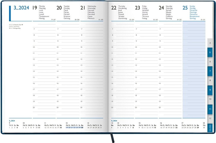 Produktbild Simplex Geschäftsagenda TM Manager timer 52 Z (20.8 x 25.8 cm, Deutsch, Französisch, Italienisch, Englisch)