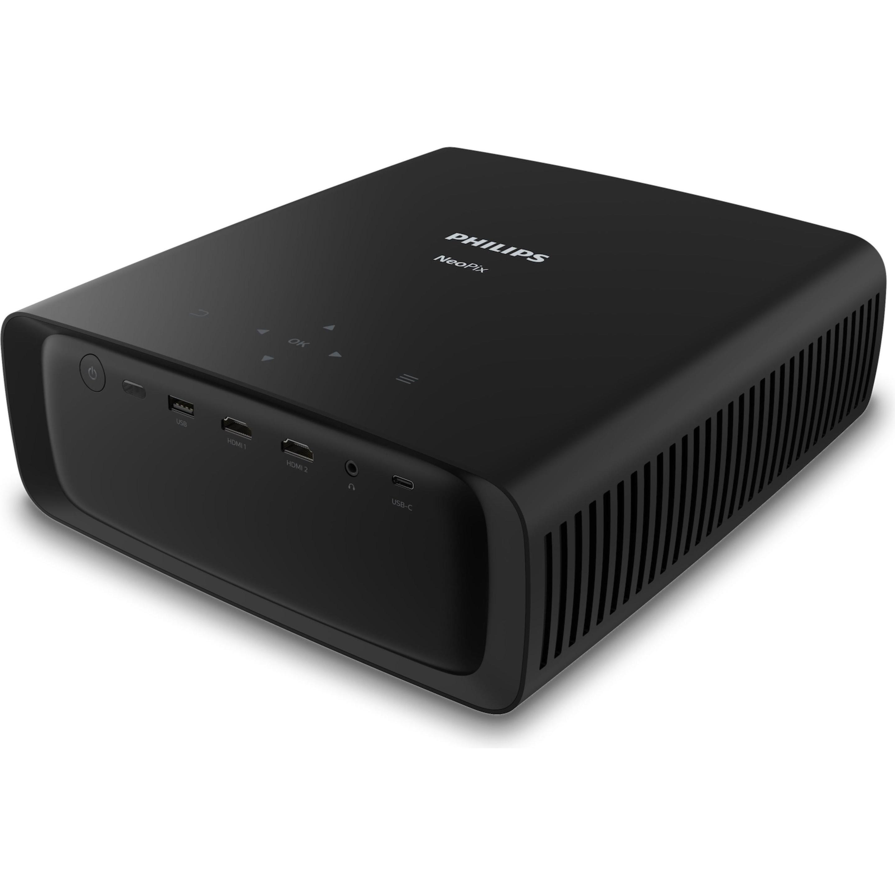 Philips NeoPix 530 (Full HD, 350 lm, 1.43:1), Beamer, Schwarz