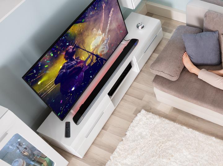 Produktbild Technaxx Soundbar DAB+ TX 139 mit Hintergrundbeleuchtung (40 W, 2.0 Kanal)