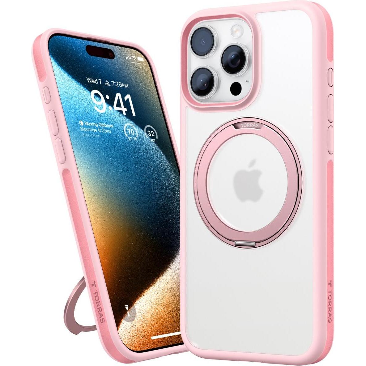 Thumbnail - Torras Ostand R Fusion (Apple iPhone 16 Pro Max), Smartphone Hülle, Pink