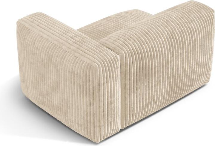 Image du produit Micadoni Chauffeuse Droit, "Martina", 1 Place, 121x106x75 Fabriqué en Europe (Canapé modulaire, 1 place)