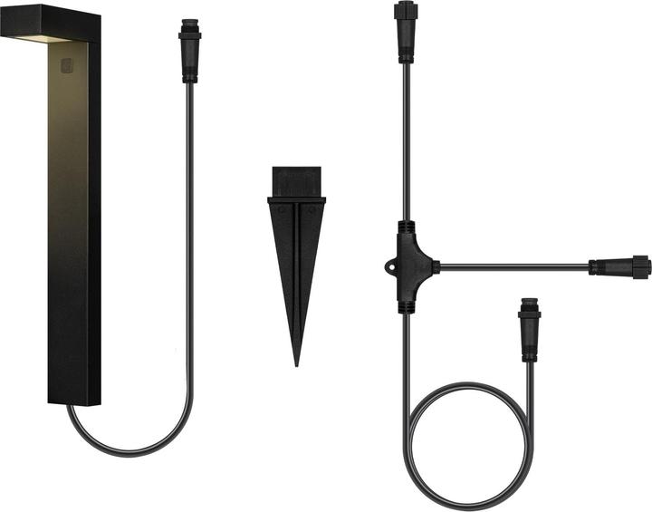 Actual product image Hombli Smart Outdoor Pathway Light, Black (single) (300 lm, IP65)