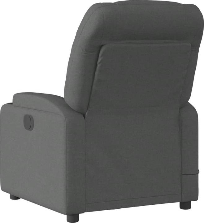 Produktbild vidaXL Massagesessel Dunkelgrau Stoff,Farbe: Dunkelgrau,Material