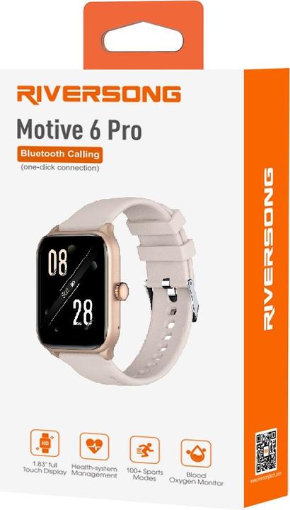 Produktbild Riversong Smartwatch Motiv 6 Pro Roségold SW62
