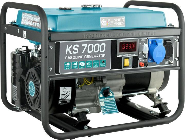 Könner & Söhnen Petrol generator (5000 W, 25 l)