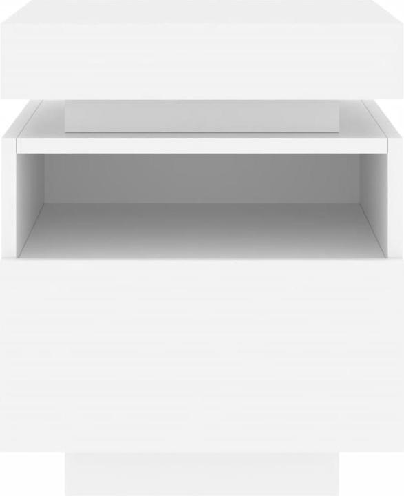 Produktbild VidaXL Nachttisch mit LED-Leuchten (39 x 40 x 48.5 cm)