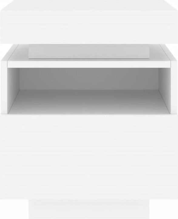 Image du produit VidaXL Table de nuit avec lampes LED (39 x 40 x 48.5 cm)