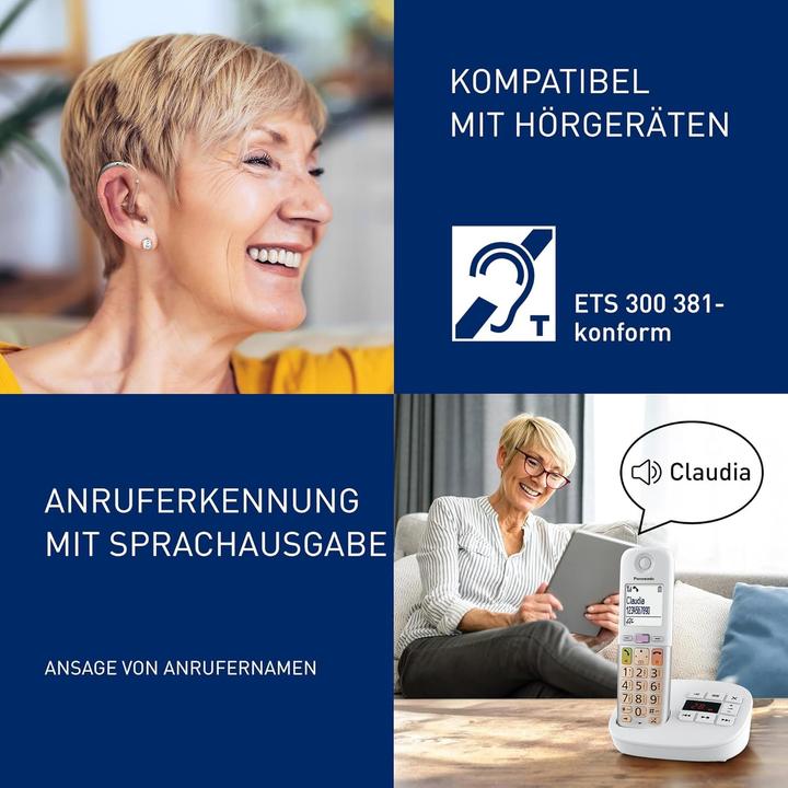 Immagine prodotto Panasonic DECT KX-TGU432EXW Duo Zilver