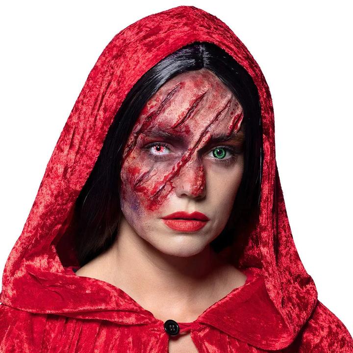 Actual product image Boland 3 Monats Kontaktlinsen Duo Linsen Bloody Wolf 2 Farbig 2 Stück (Multicoloured)