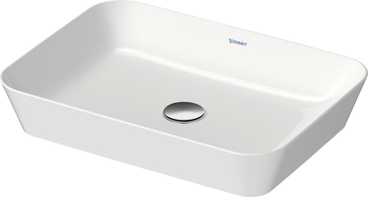 Image du produit Duravit Vasque à poser CAPE COD o ÜL o HLB 550x400mm blanc satiné (400 mm, 550 mm)