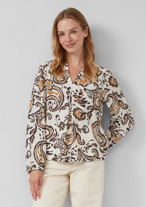 Immagine prodotto s.Oliver Bluse Strukturierte Viskosemix-Bluse mit All-over-Print (48)