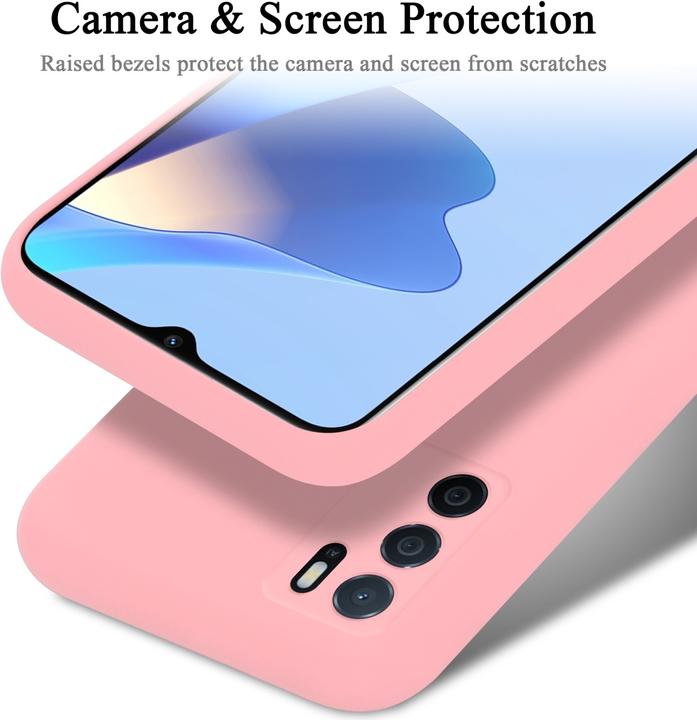Image du produit Cadorabo TPU Liquid Silicone Case Housse pour Oppo A16s / A54s (Oppo A16s)