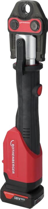 Actual product image Rothenberger Battery press machine ROMAX 4000 Basic Set AMP 32 - 34 kN 12 - 110 mm,4 Ah with battery and charger