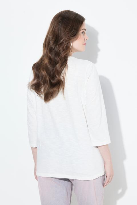 Produktbild Ulla Popken Shirt, Schuhe, Classic, Rundhalsausschnitt, 3/4-Arm (58)
