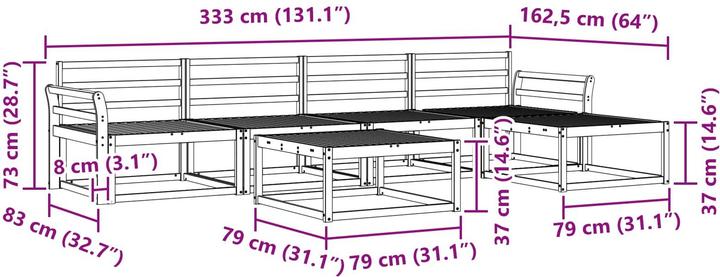Produktbild vidaXL Sofa Set