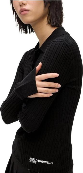 Produktbild Karl Lagerfeld Langarm Strickpolo (M)