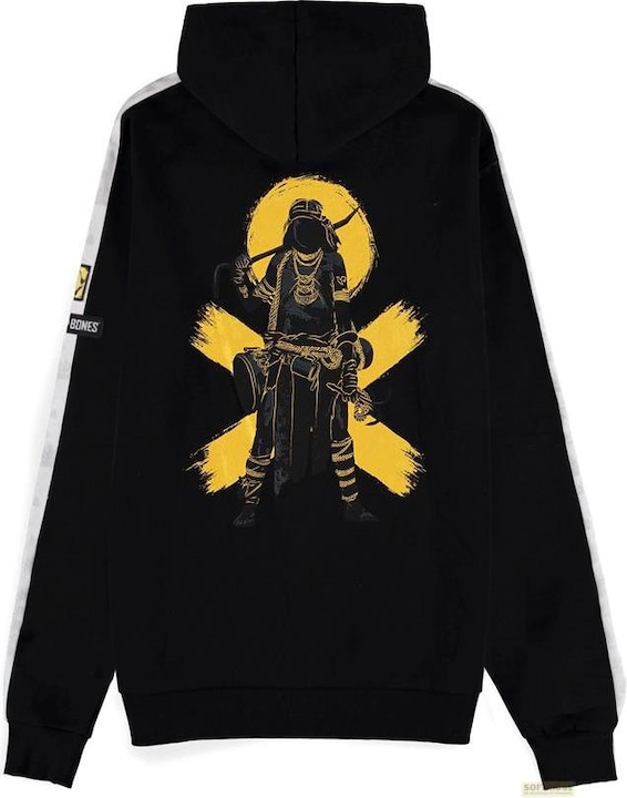 Actual product image Difuzed Skull and Bones Sweater à capuche Pirates Cross (M) (M)