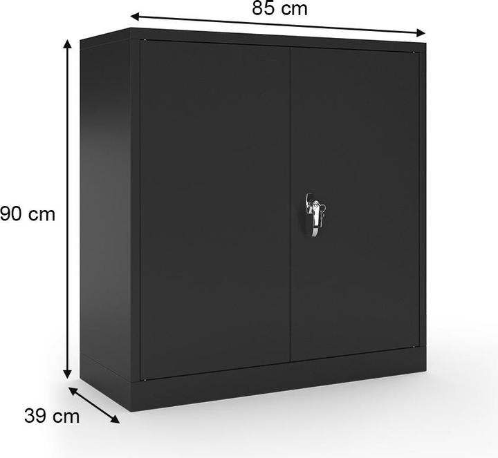 Actual product image Vicco Metallschrank (85 x 39 x 90 cm)