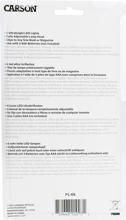 Produktbild Carson LED-Leselampe FlexNeck Plus