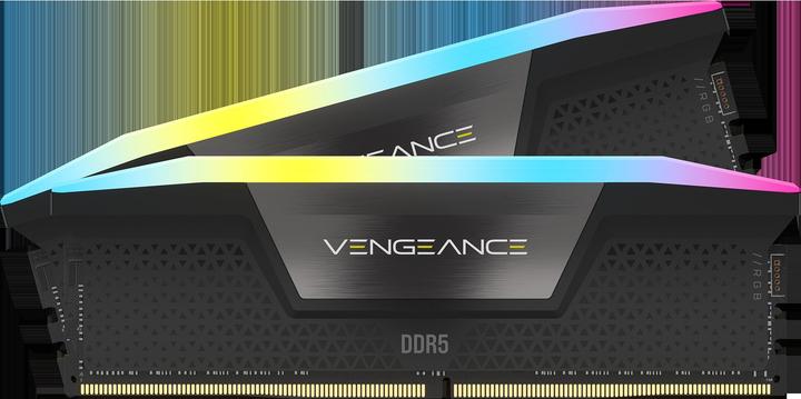Produktbild Corsair VENGEANCE RGB DDR5 64GB 6400MT/s (2 x 32GB, 6400 MHz, DDR5-RAM, DIMM)
