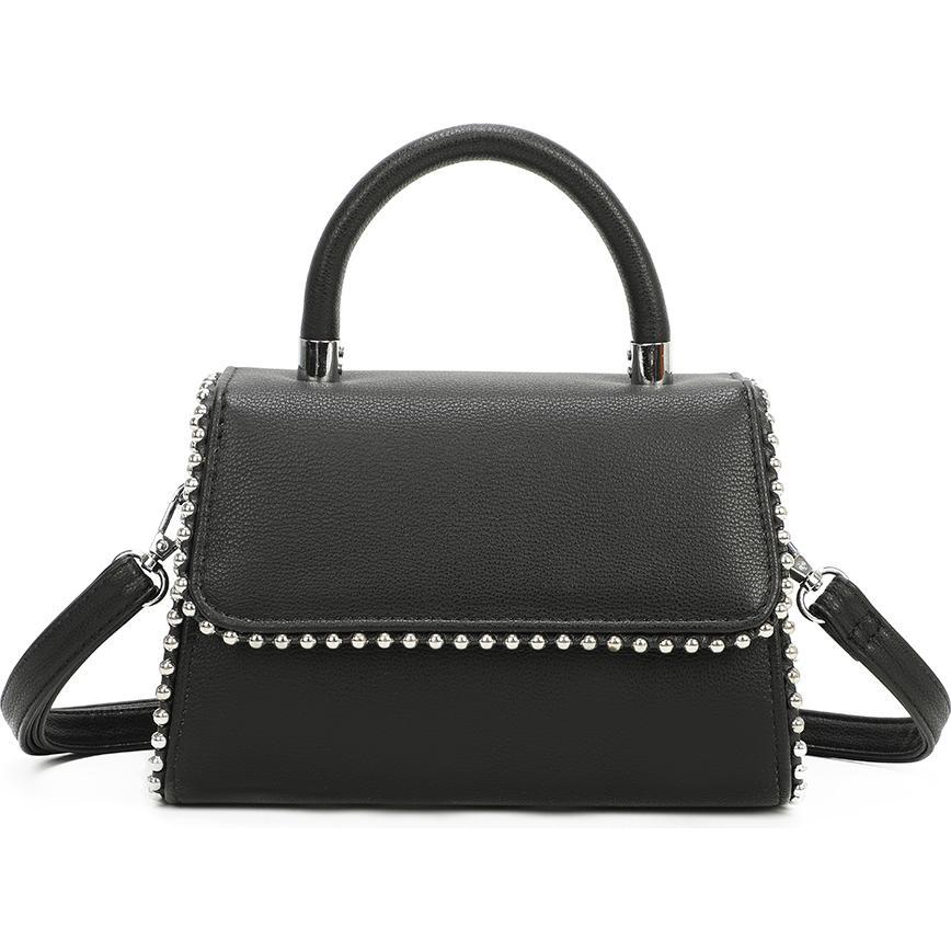 Gallantry, Tasche, Elegancy Clouté Handtasche, Schwarz, (15 l)