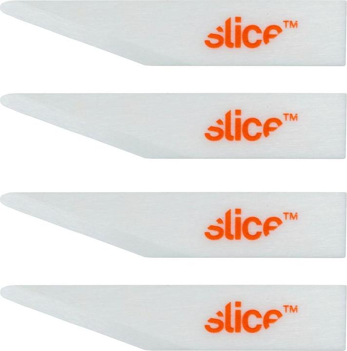 Actual product image Slice 10518 Ceramic replacement blades, straight edge, rounded 4 pcs. (Replacement blade)