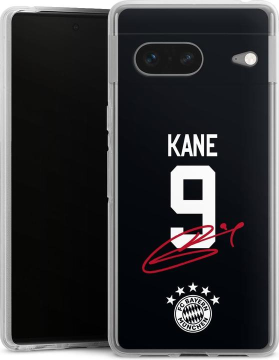 Produktbild DeinDesign Silikon Hülle für Google Pixel 7 Handyhülle Case Smartphone Schutzhülle FC Bayern München Trikot (Google Pixel 7)