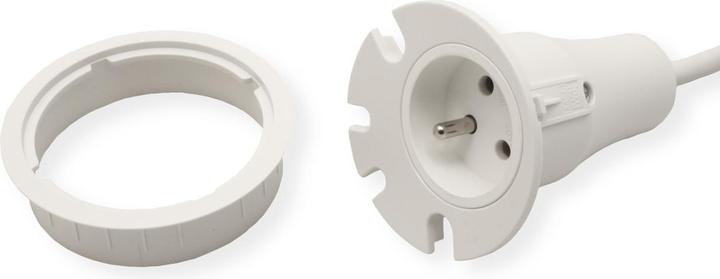 Image du produit Bachmann Prise LOOP IN française UTE avec 4x passe-câbles, blanc (938.102) (1 x, PECO 7/5, CEE 7/3, 2 m)